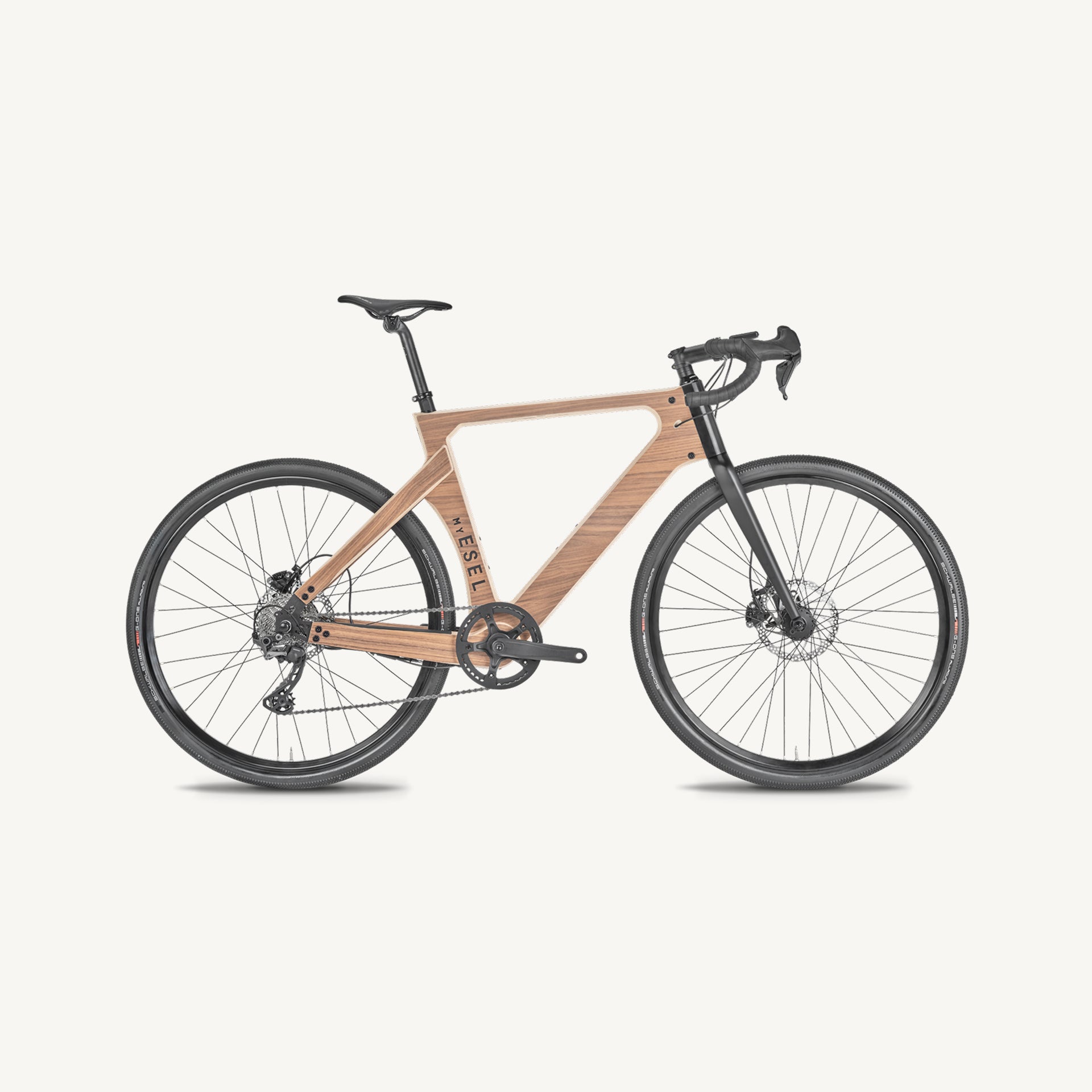 eGravel Esel – Gravel E-Bike aus Holz