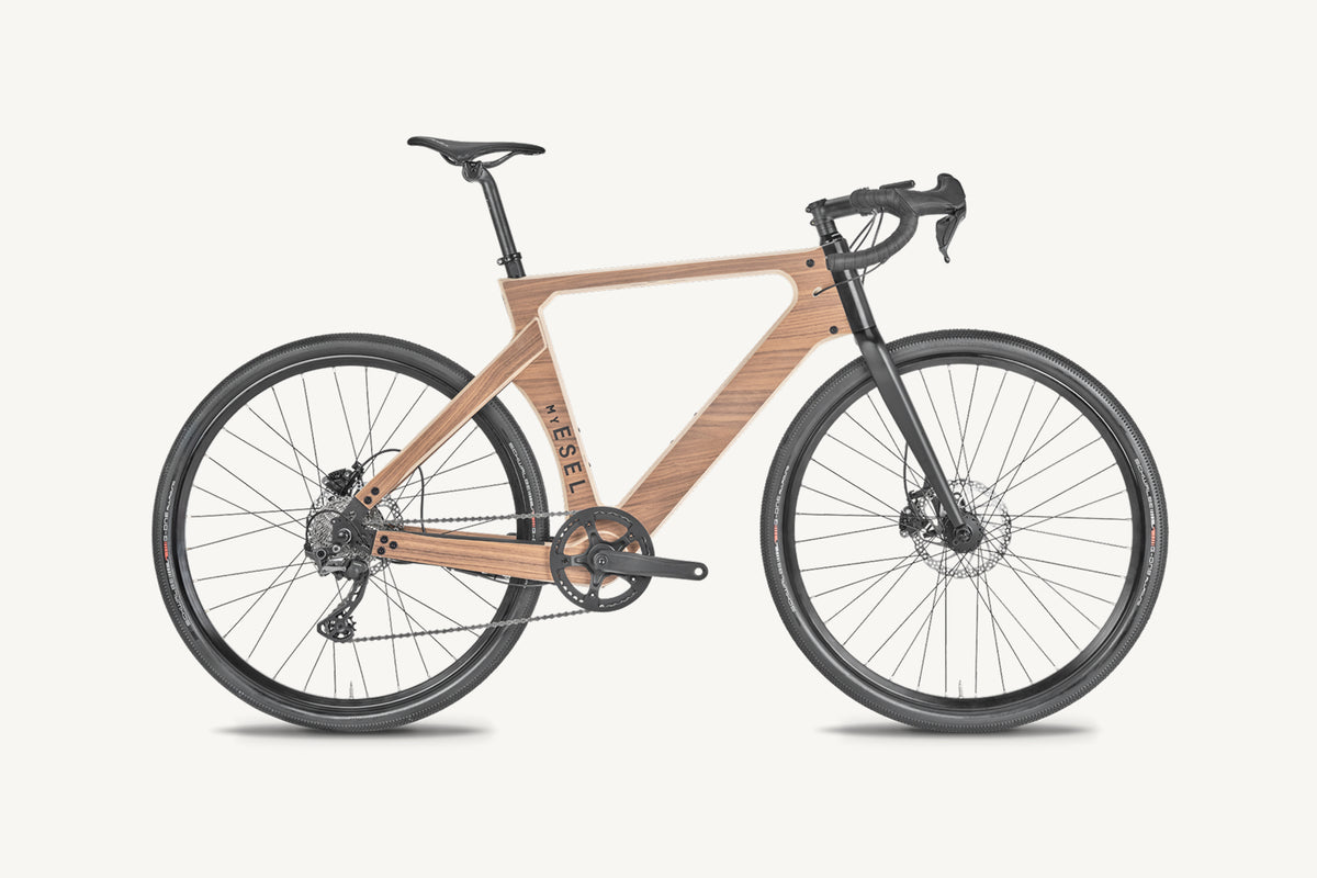 gravel bike bis 1200 euro eGravel Esel – Gravel E-Bike aus Holz